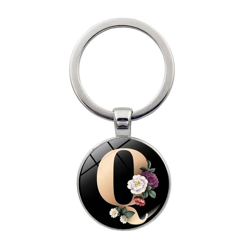 Crystal Gem Flower Key Chain Pendant Souvenir Bag Pendant Keychain
