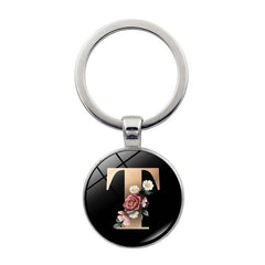 Crystal Gem Flower Key Chain Pendant Souvenir Bag Pendant Keychain