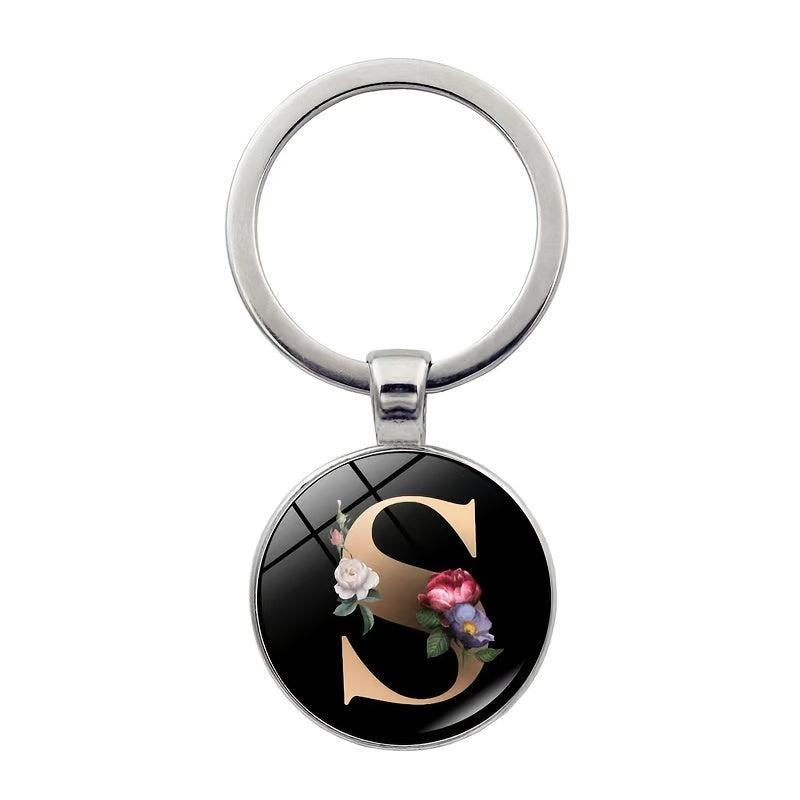Crystal Gem Flower Key Chain Pendant Souvenir Bag Pendant Keychain