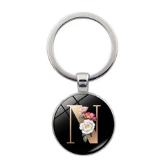 Crystal Gem Flower Key Chain Pendant Souvenir Bag Pendant Keychain