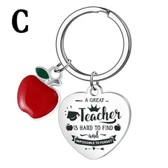Inspirational Metal Keychain Gift Key Ring Purse Bag Charm Graduation Teacher