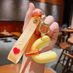 Cartoon Alphabet Lore Charm Keychain Bag Accessory Phone Pendant Car Ornament