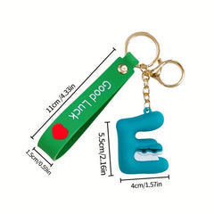 Cartoon Alphabet Lore Charm Keychain Bag Accessory Phone Pendant Car Ornament