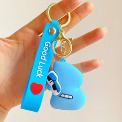 Cartoon Alphabet Lore Charm Keychain Bag Accessory Phone Pendant Car Ornament