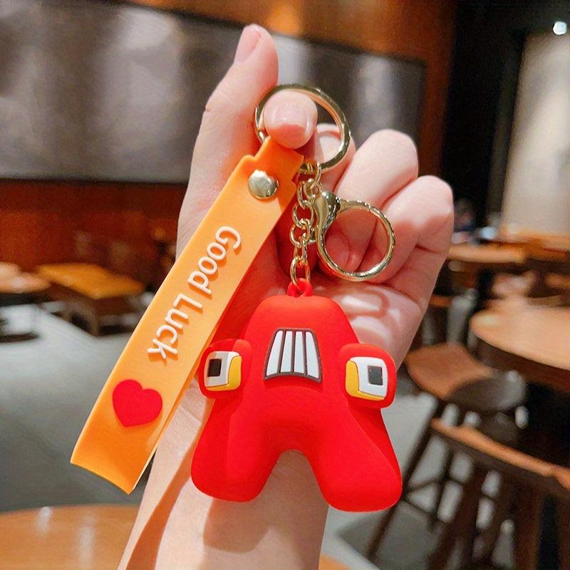 Cartoon Alphabet Lore Charm Keychain Bag Accessory Phone Pendant Car Ornament