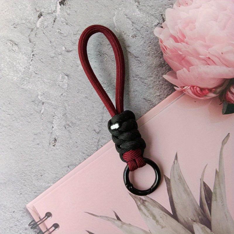 Men's Knotted Mobile Lanyard, Braided Phone Case Key Ring