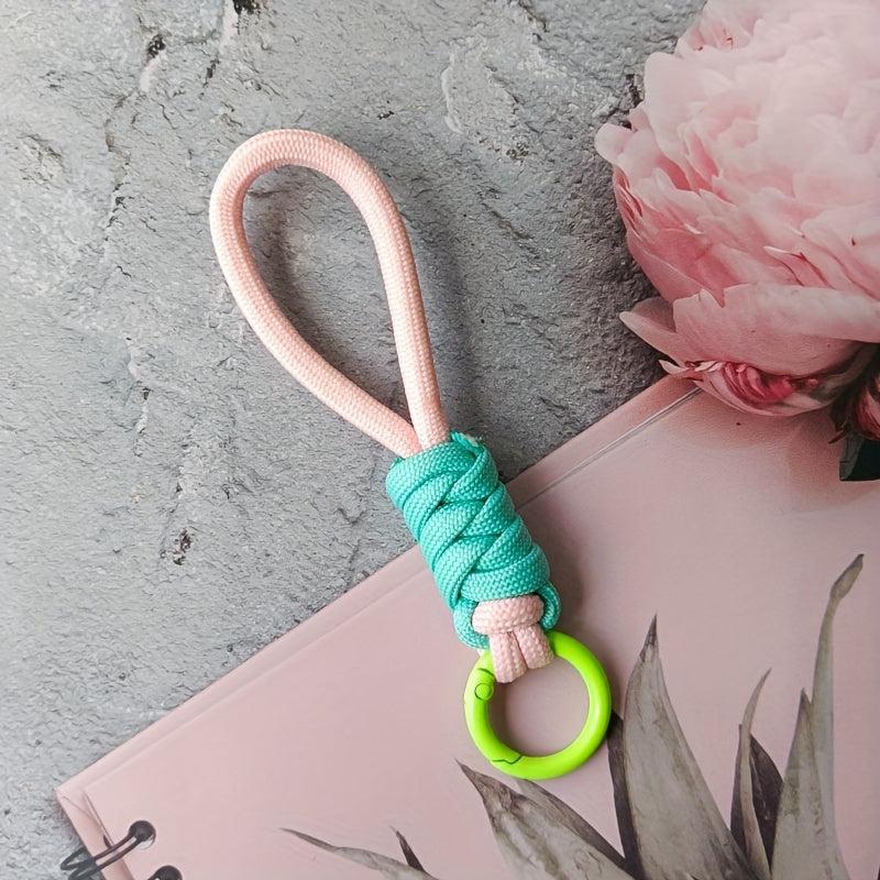 Men's Knotted Mobile Lanyard, Braided Phone Case Key Ring