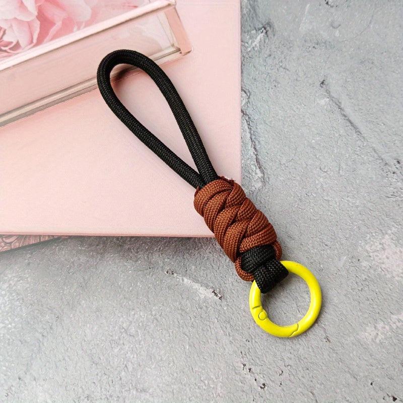 Men's Knotted Mobile Lanyard, Braided Phone Case Key Ring