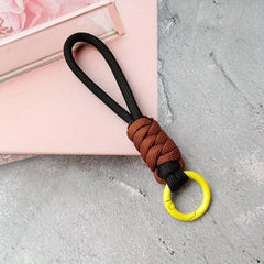Men's Knotted Mobile Lanyard, Braided Phone Case Key Ring