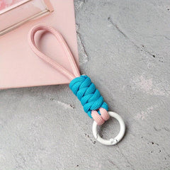 Men's Knotted Mobile Lanyard, Braided Phone Case Key Ring