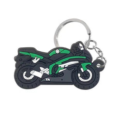 Cartoon Motorcycle Keychain PVC Key Holder Keychain