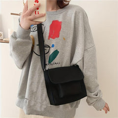 Canvas Shoulder Bag Crossbody School Bag