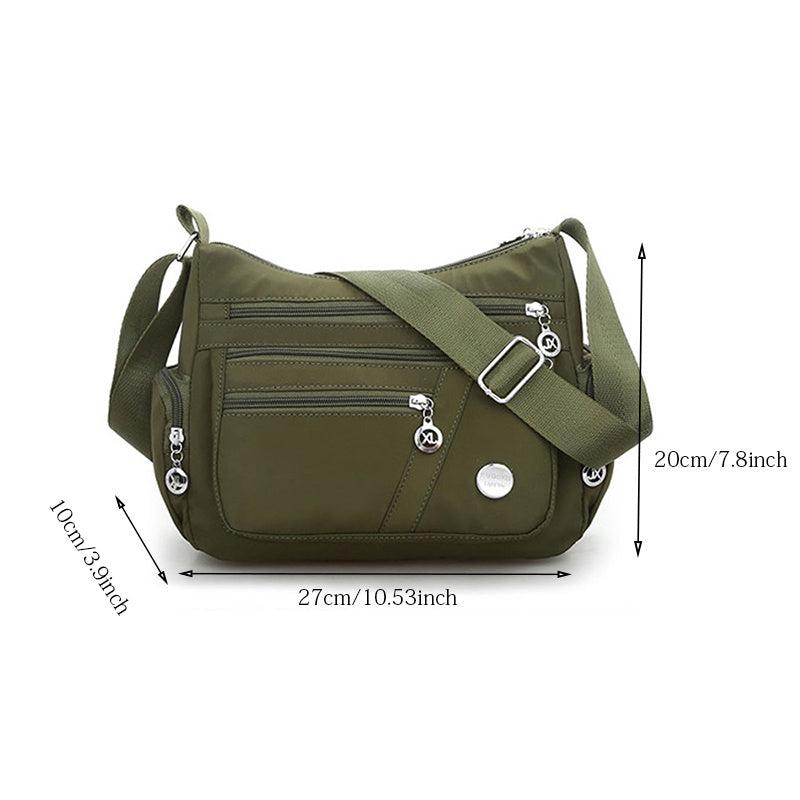 Women's Nylon Crossbody Bag Pocket Purse Casual Travel Shoulder Bag