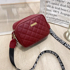 Argyle Quilted Crossbody Bag Square Purse For Women