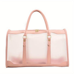 Clear Boston Bag For Women Large Capacity Waterproof Crossbody Bag