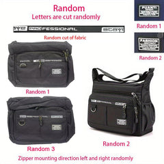 Letter Graphic Crossbody Bag for Women