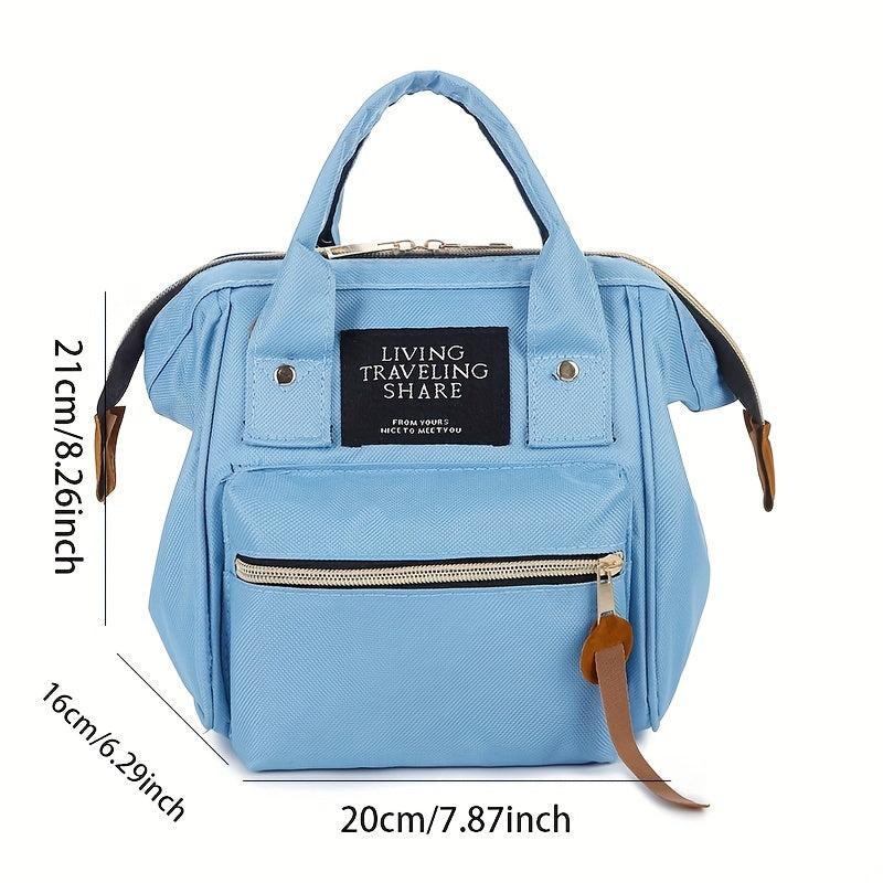Mini Multifunctional Backpack Crossbody Bag Top Handle Daypack Purses
