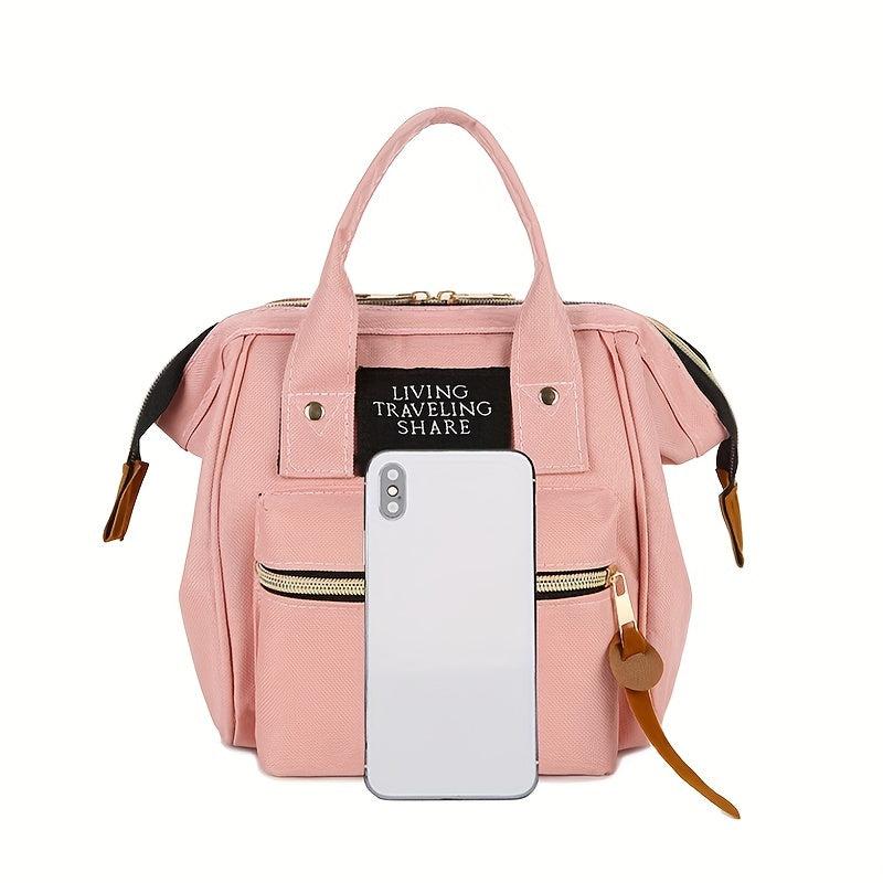 Mini Multifunctional Backpack Crossbody Bag Top Handle Daypack Purses