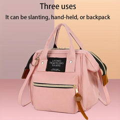 Mini Multifunctional Backpack Crossbody Bag Top Handle Daypack Purses