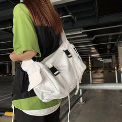 Canvas Sport Duffel Bag, Large Capacity Crossbody Bag