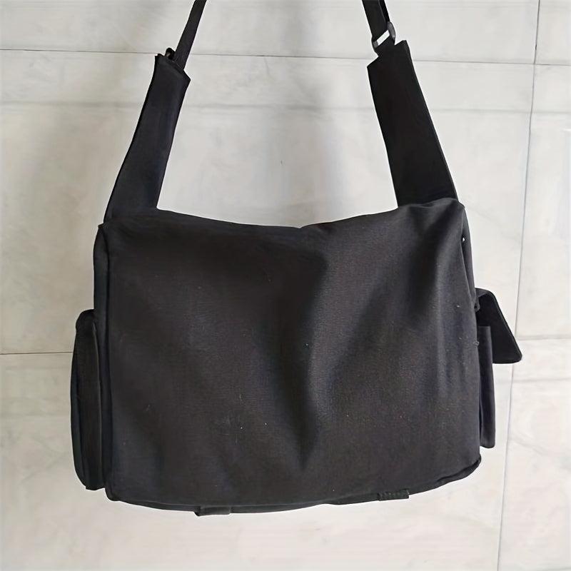 Canvas Sport Duffel Bag, Large Capacity Crossbody Bag