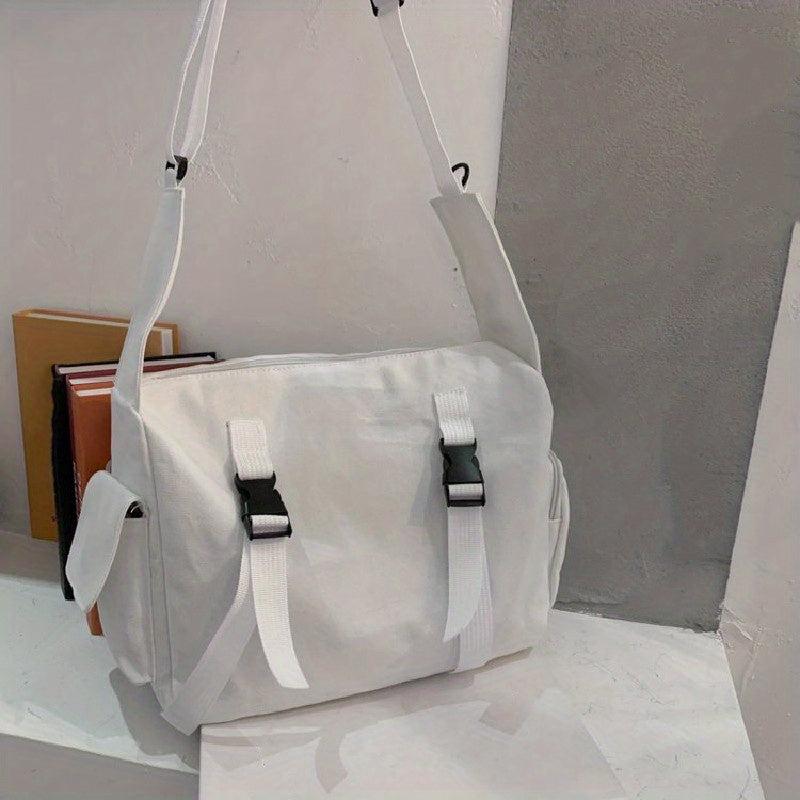 Canvas Sport Duffel Bag, Large Capacity Crossbody Bag