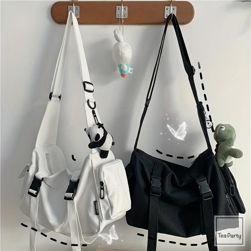 Canvas Sport Duffel Bag, Large Capacity Crossbody Bag