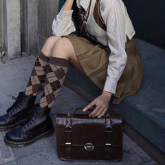 Vintage Messenger Handbag Solid Flap Satchel School Bag
