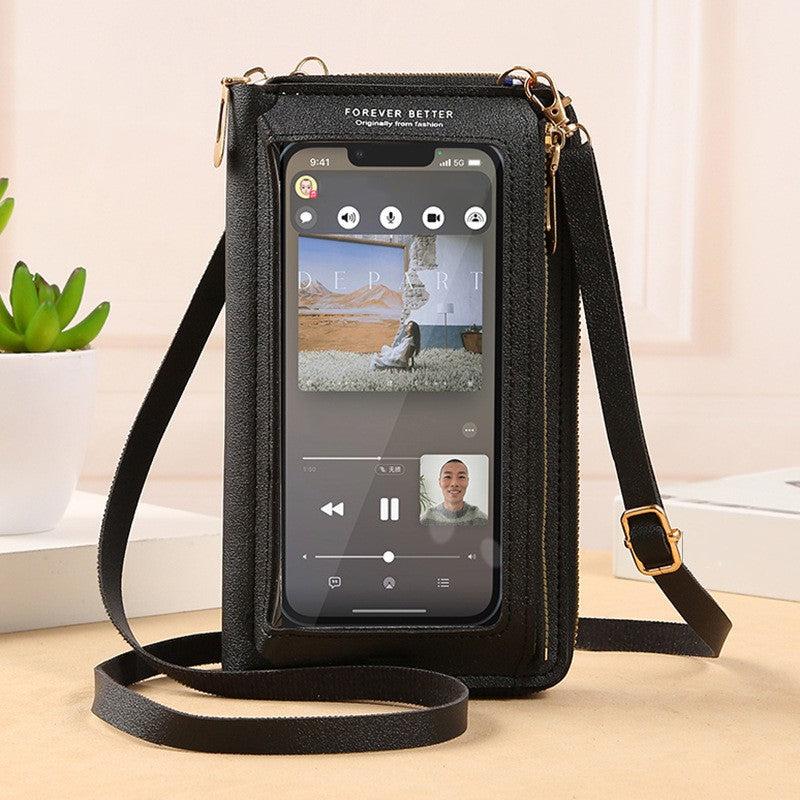 Mini Touchscreen Phone Bag Crossbody Coin Purse for Women