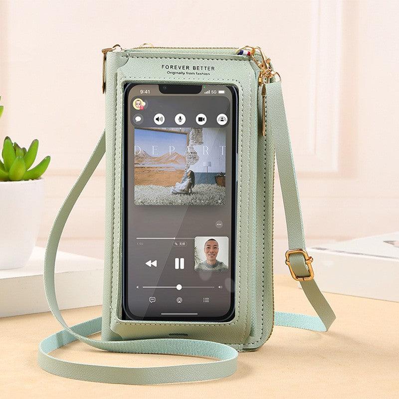 Mini Touchscreen Phone Bag Crossbody Coin Purse for Women