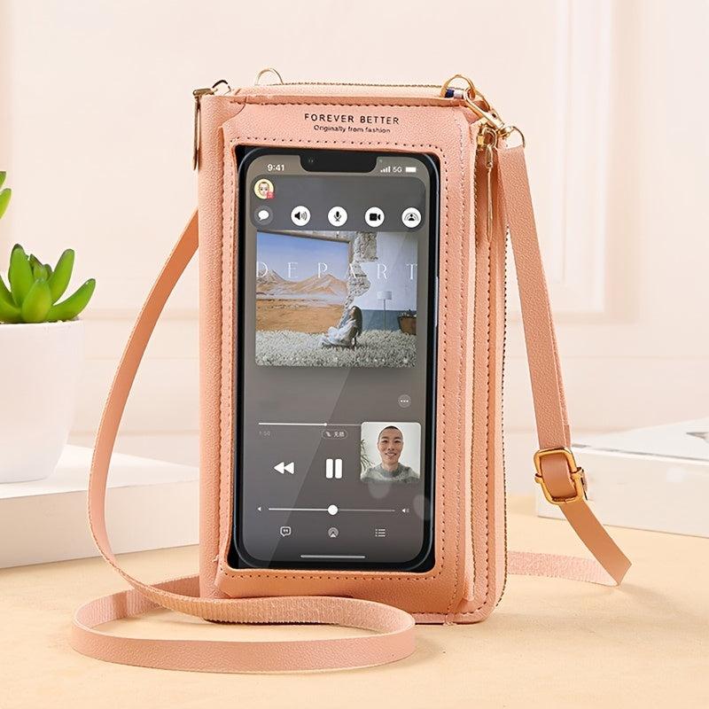 Mini Touchscreen Phone Bag Crossbody Coin Purse for Women