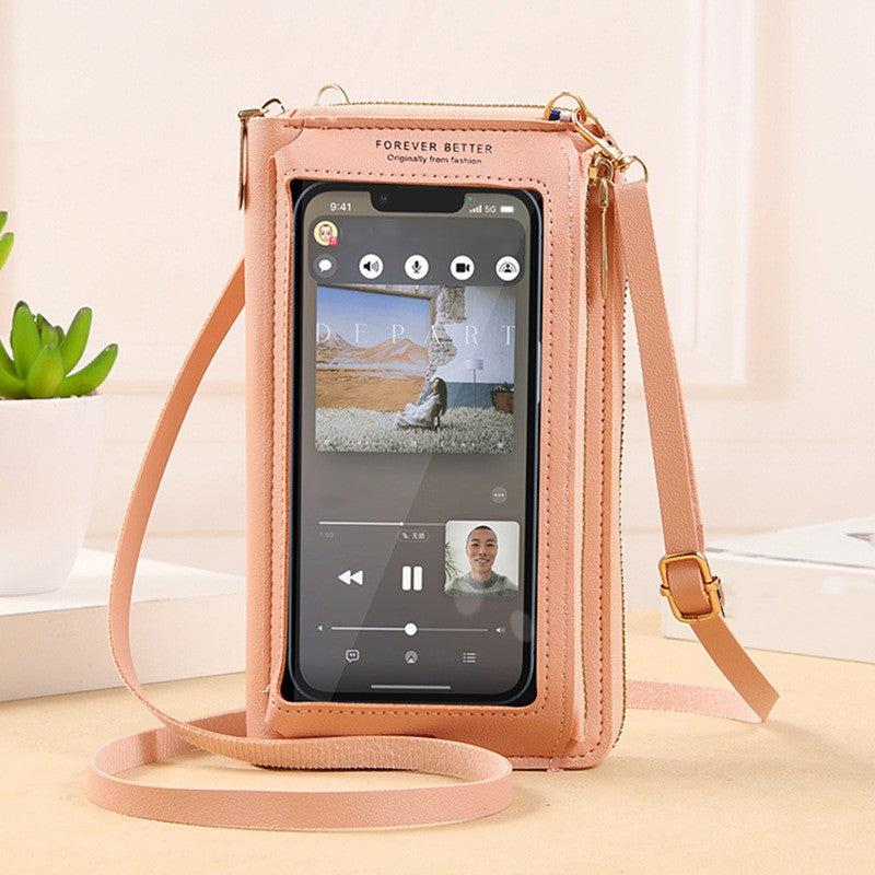 Mini Touchscreen Phone Bag Crossbody Coin Purse for Women