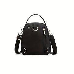 Small Print Crossbody Bag Zipper Sling Bag Casual Bag