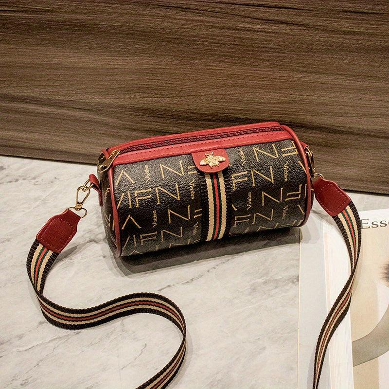 Boston Bag PU Leather Crossbody Purse