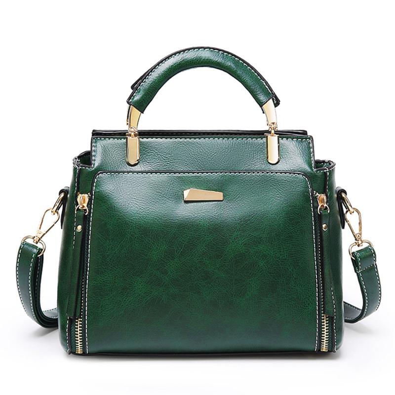 Stylish Crossbody Bag with Zipper Decor for Women