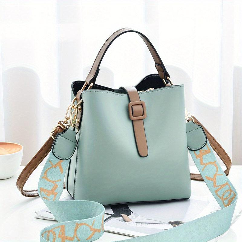 Mini Handbag Detachable Strap PU Leather Crossbody Bag