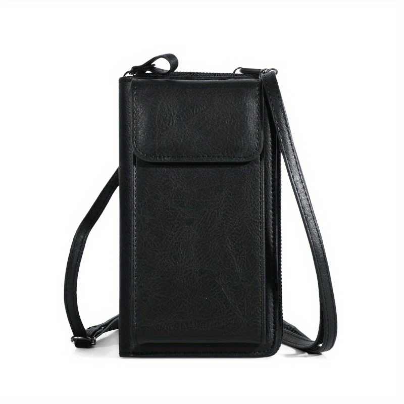 Vintage Mini PU Leather Crossbody Phone Bag Wallet