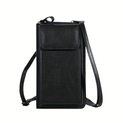 Vintage Mini PU Leather Crossbody Phone Bag Wallet