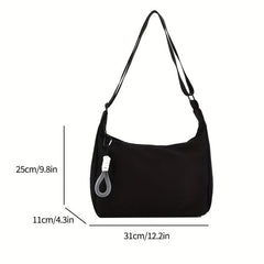 Canvas Hobo Bag Crossbody Bag Women's Casual Handbag & Shoulder Purse
