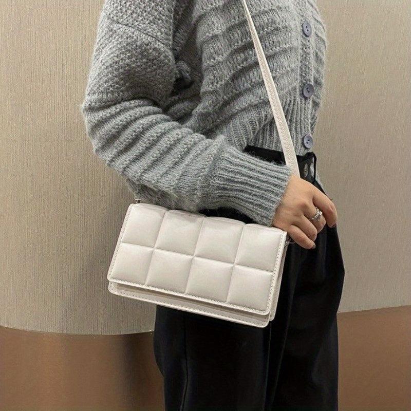 Small Square Bag PU Leather Waterproof Crossbody Bag