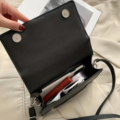 Small Square Bag PU Leather Waterproof Crossbody Bag