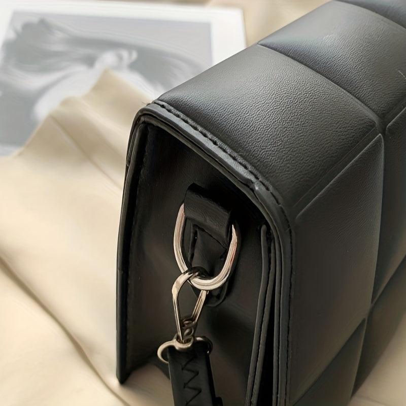 Small Square Bag PU Leather Waterproof Crossbody Bag