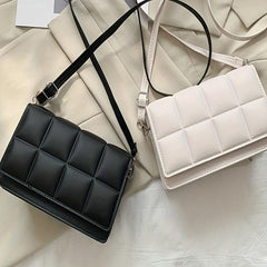 Small Square Bag PU Leather Waterproof Crossbody Bag
