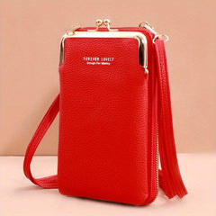 Mini Crossbody Bag Coin Purse Kiss Lock Phone Bag