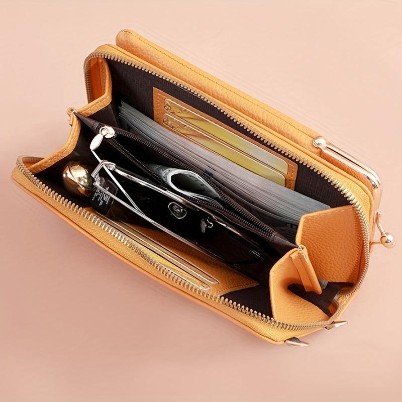 Mini Crossbody Bag Coin Purse Kiss Lock Phone Bag