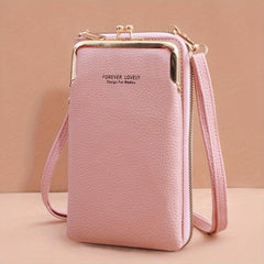 Mini Crossbody Bag Coin Purse Kiss Lock Phone Bag