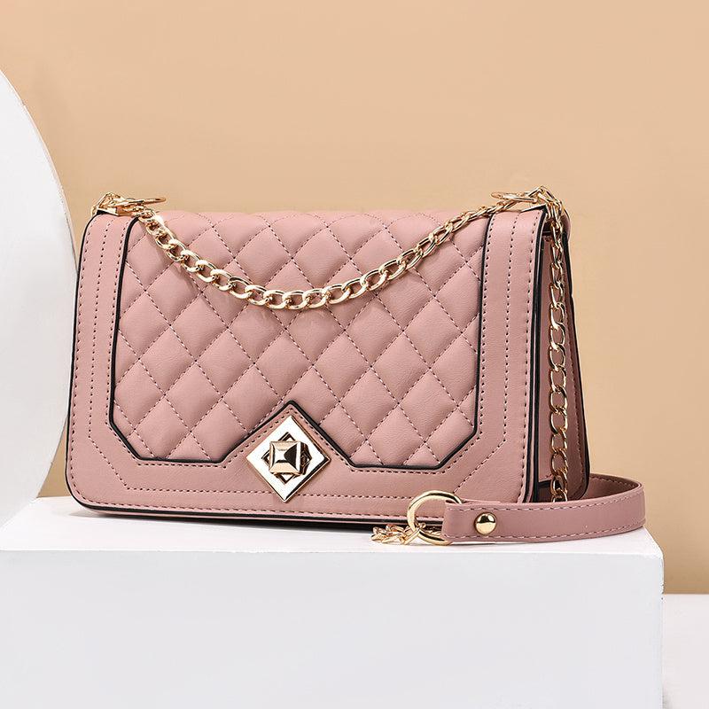 Quilted Flap Crossbody Bag Women's Shoulder Purse Casual Bag