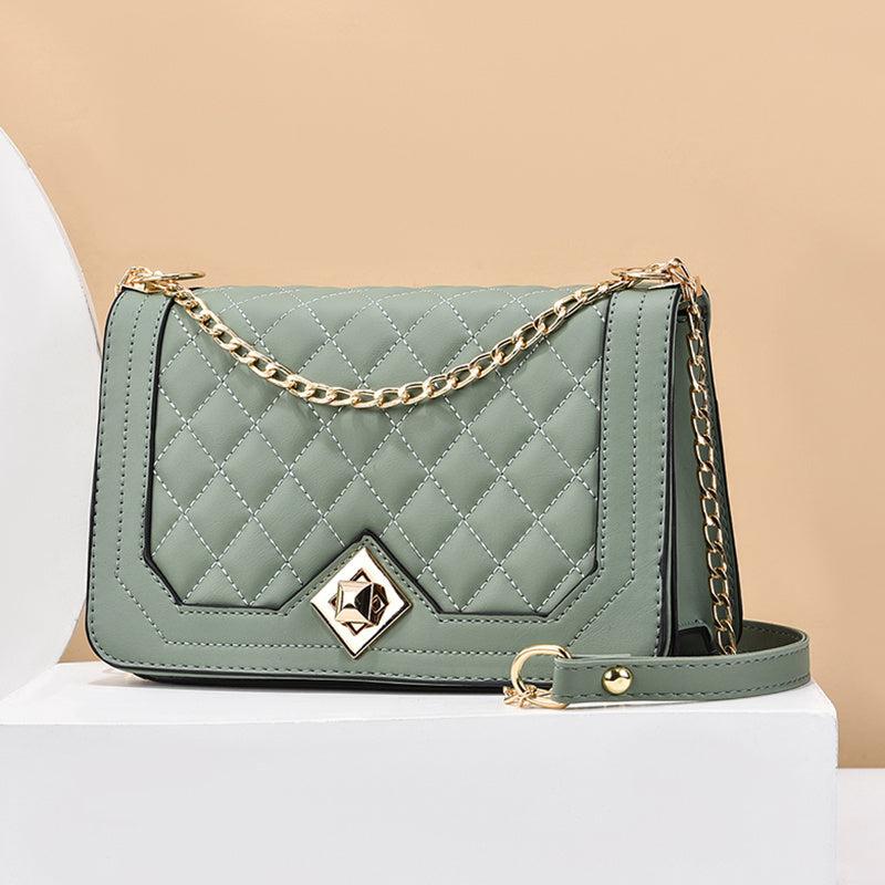Quilted Flap Crossbody Bag Women's Shoulder Purse Casual Bag