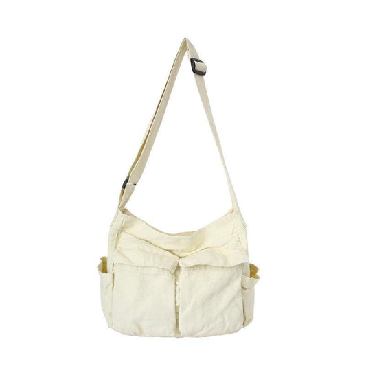 Women's Canvas Messenger Bag Large Capacity Crossbody Bag
