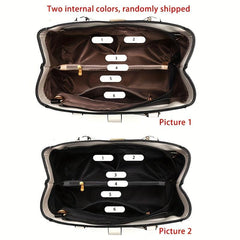 Women's Shoulder Bag Double Handle Purse for Work